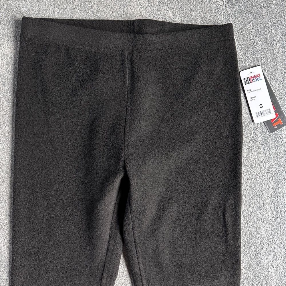 NWT 32 Degrees Winter Base-layer Fleece Leggings in Black Women's Small - Picture 5 of 15